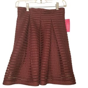 Lace Fully Lined Mini Skirt. NWT